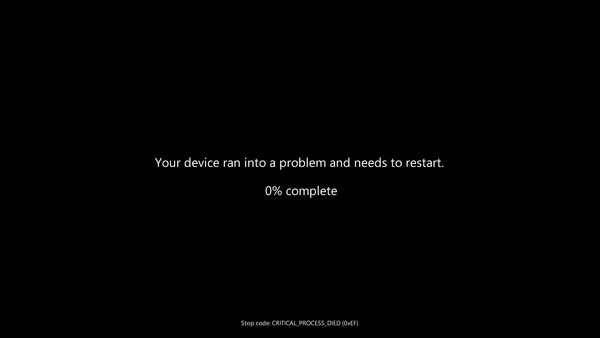 Ảnh chụp thực tế màn hình máy tính bị lỗi màn hình xanh BSOD Stop Code và công cụ sửa Boot BCD