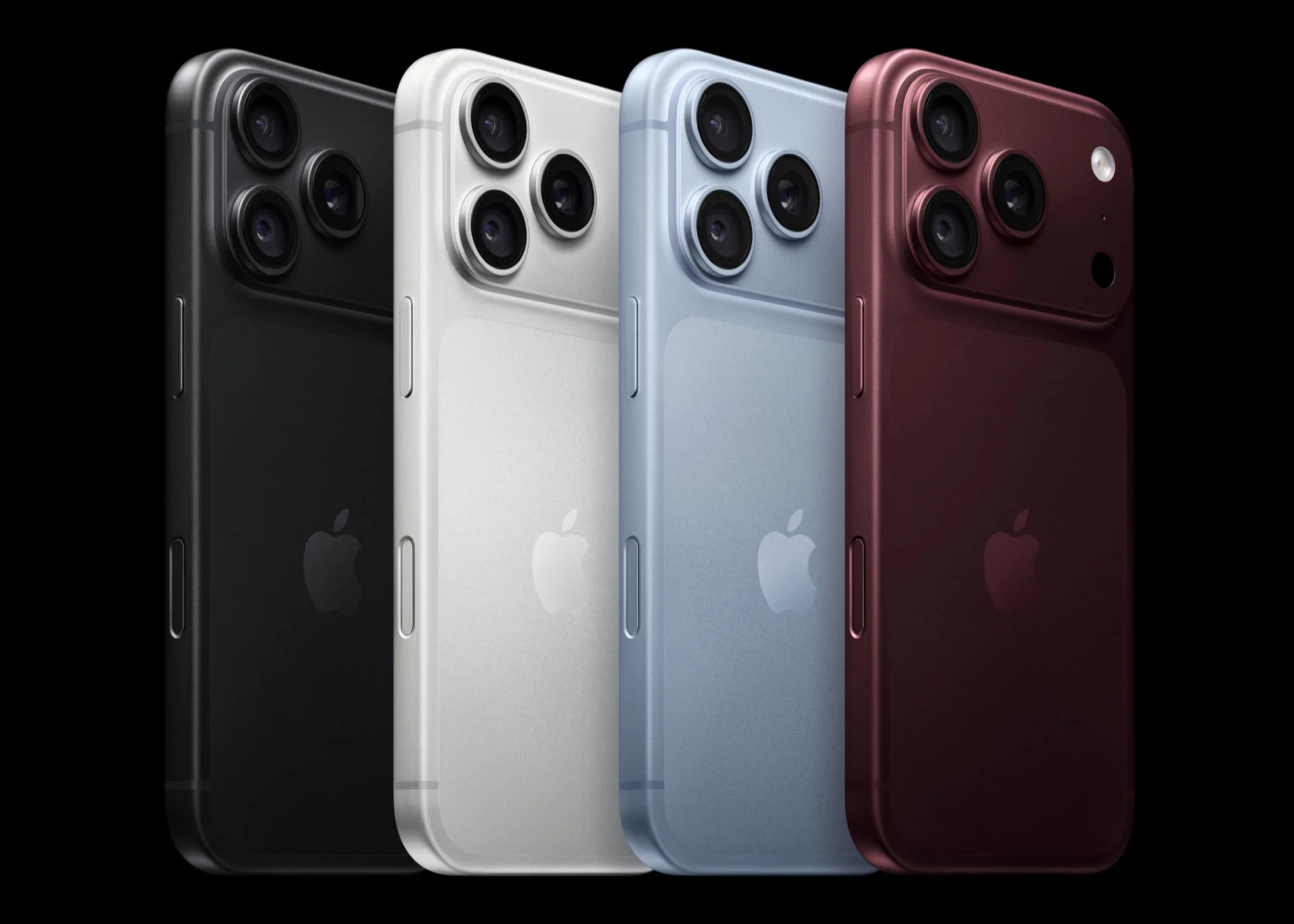 Bộ sưu tập màu sắc và hiệu ứng khúc xạ ánh sáng trên các dòng iPhone chạy iOS 27